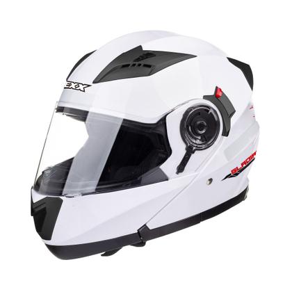 Imagem de Capacete escamoteável texx gladiator v3 branco