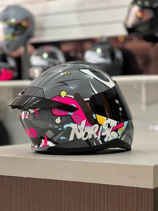 Imagem de Capacete Esportivo Norisk Razor Mad Gray + Brinde