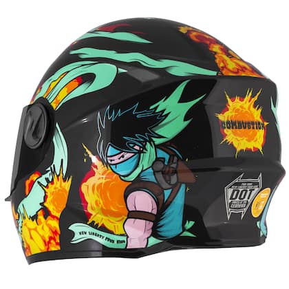 Imagem de Capacete Fechado Infantil Pro Tork Liberty Four Kids Combustion Viseira Fume
