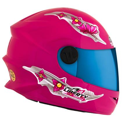 Imagem de Capacete Fechado Pro Tork Liberty Four Kids For Girls Vis. Iridium
