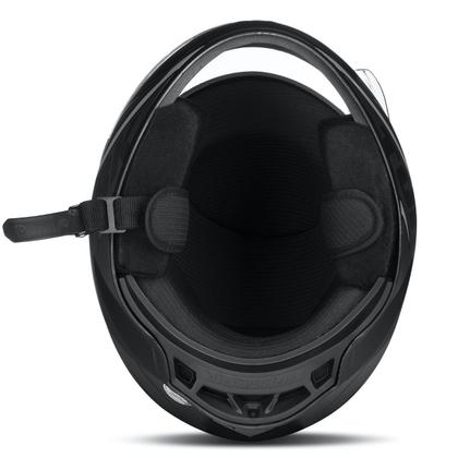 Imagem de Capacete Fechado Protork R8 Pro Fosco Prata Tamanho 58 Viseira Fumê