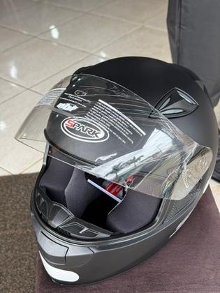 Imagem de Capacete Fechado Spark Ebf Classico Moto Preto Fosco