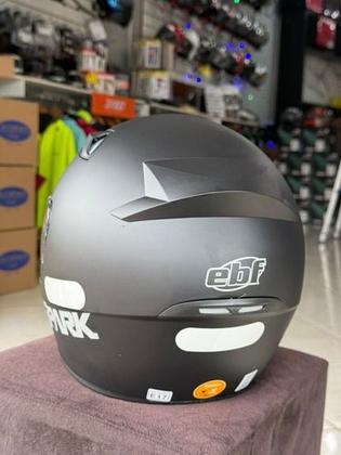 Imagem de Capacete Fechado Spark Ebf Classico Moto Preto Fosco