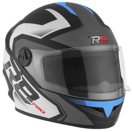 Imagem de Capacete Feminino e Masculino Fechado Adulto De Moto Pro Tork R8 Pro Fosco