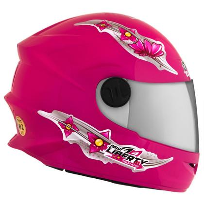 Imagem de Capacete Feminino Moto Fechado Infantil Pro Tork Liberty Four Girls Urbano Seguro Oferta