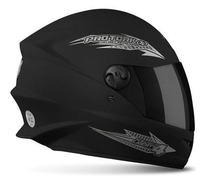 Imagem de Capacete Feminino Protork R8 Com Viseira Fumê New Liberty 4