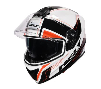 Imagem de Capacete Helt Avant Glass Stone Com Óculos Interno Cor Branco 