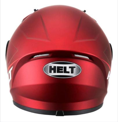 Imagem de Capacete Helt polar vermelho fosco Original