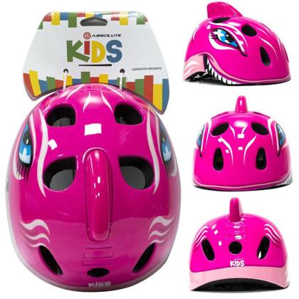 Imagem de Capacete Infantil Absolute Tuba Rosa