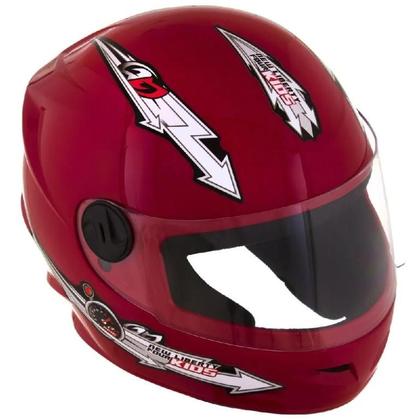 Imagem de Capacete Infantil Fechado Liberty Four Vermelho 54 Pro Tork