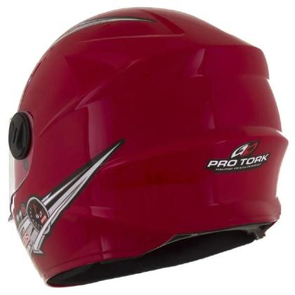 Imagem de Capacete Infantil Fechado Liberty Four Vermelho 54 Pro Tork