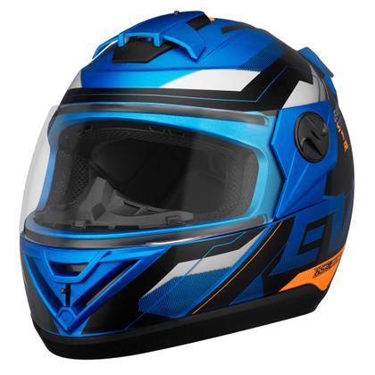 Imagem de Capacete Integral Feminino Masculino Piloto Moto ProTork Fechado Evolution G8 Narigueira Balaclava