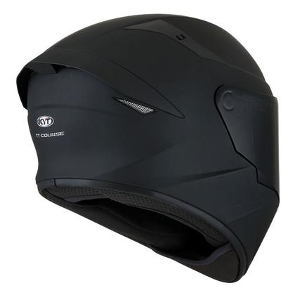 Imagem de Capacete Kyt Tt Course Plain Preto Fosco