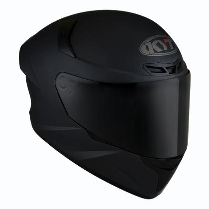Imagem de Capacete KYT TT Course Preto Fosco Plain Esportivo Moto