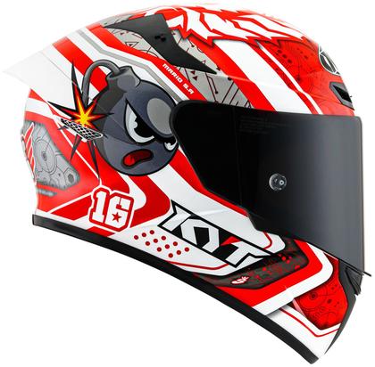 Imagem de Capacete Kyt Tt Course Super Mario Vermelho