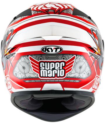 Imagem de Capacete Kyt Tt Course Super Mario Vermelho