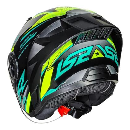 Imagem de Capacete ls2 airflow ii of616 s preto amarelo