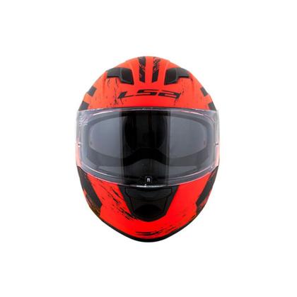 Imagem de Capacete LS2 FF320 Stream Hunter Laranja e Preto Fosco Masculino e Feminino Com Oculus