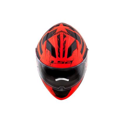 Imagem de Capacete LS2 FF320 Stream Hunter Laranja e Preto Fosco Masculino e Feminino Com Oculus