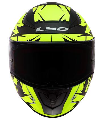 Imagem de Capacete Ls2 Ff353 Rapid Cromo Matte Preto E Amarelo