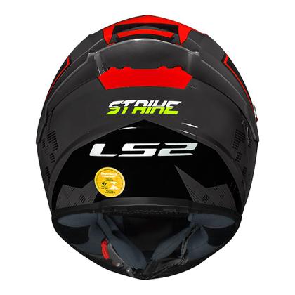 Imagem de Capacete LS2 FF358 Classic S Striker Cinza e Vermelho