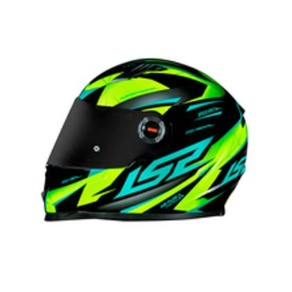 Imagem de Capacete LS2 FF358 Draze Black/HV Yellow/Green
