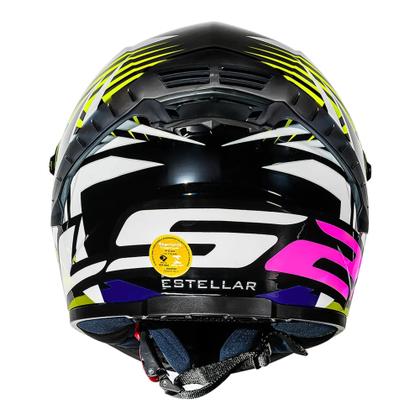 Imagem de Capacete LS2 FF358 ESTELLAR BLK/YELLOW Classic Pro