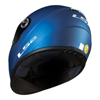 Imagem de Capacete LS2 FF358 Monocolor Azul Fosco Masculino e Feminino