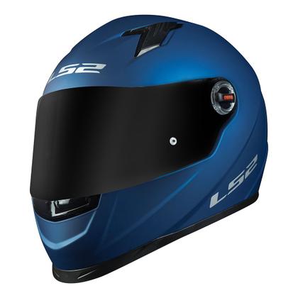 Imagem de Capacete LS2 FF358 Monocolor Azul Fosco Masculino e Feminino