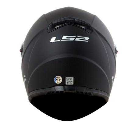 Imagem de Capacete LS2 FF358 Monocolor Preto Fosco Masculino e Feminino