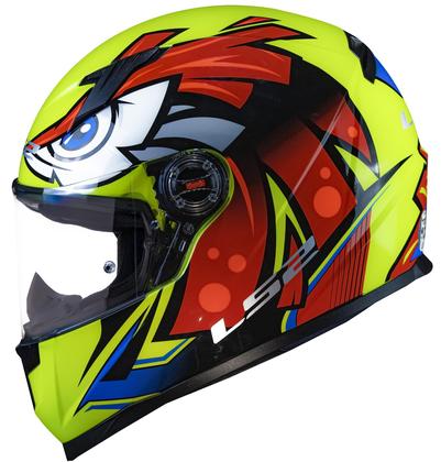 Imagem de Capacete Ls2 Ff358 Original Amarelo Tribal Yellow + Viseira Fume
