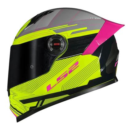 Imagem de Capacete LS2 FF358 S Digital Black Yellow
