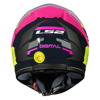 Imagem de Capacete LS2 FF358 S Digital Black Yellow