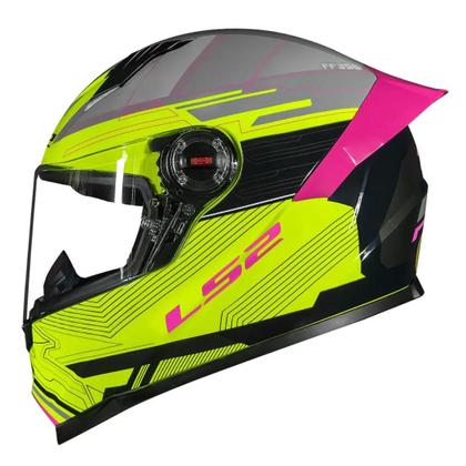 Imagem de Capacete LS2 FF358 S Digital Black Yellow