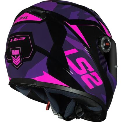 Imagem de Capacete LS2 FF358 Tank Camo Black/Purple