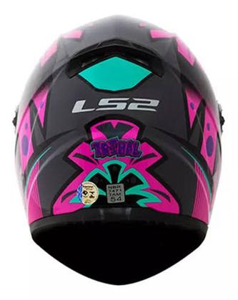 Imagem de Capacete LS2 FF358 Tribal Fúcsia