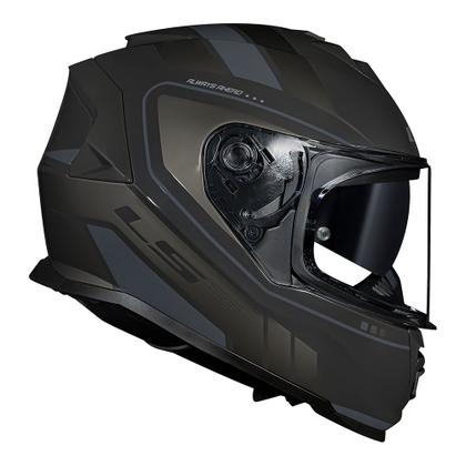 Imagem de Capacete LS2 FF800 Storm Fist Preto Mais Viseira Fumê