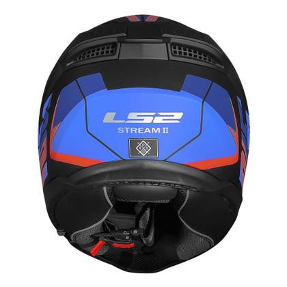 Imagem de Capacete LS2 FF808 Stream II Road Cinza Azul e Vermelho