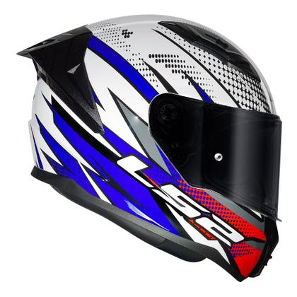 Imagem de Capacete LS2 FF810 Vigo Flight Branco Azul e Vermelho