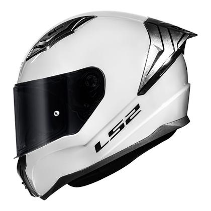 Imagem de Capacete LS2 FF810 Vigo Monocolor Branco Mais Viseira Camaleão