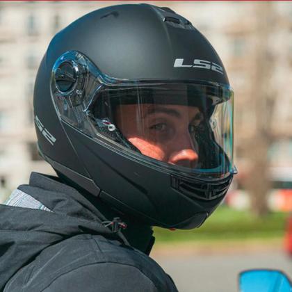 Imagem de Capacete Ls2 Ff908 Strobe 2 Escamoteável Articulado Robocop