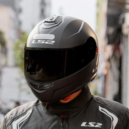 Imagem de Capacete Ls2 Ff908 Strobe 2 Escamoteável Articulado Robocop