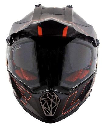 Imagem de Capacete LS2 MX436 Pioneer Evo Element Preto Titânio