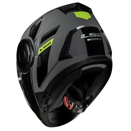 Imagem de Capacete Ls2 Scope Ff902 Max Escamoteavel Robocop Articulado