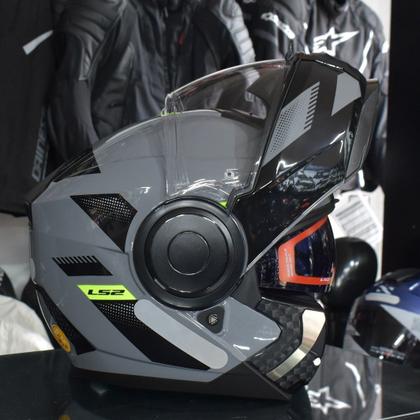 Imagem de Capacete Ls2 Scope Ff902 Max Escamoteavel Robocop Articulado