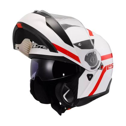 Imagem de Capacete Ls2 Strobe 2 Ff908 Escamoteável Robocop Integral 58/M