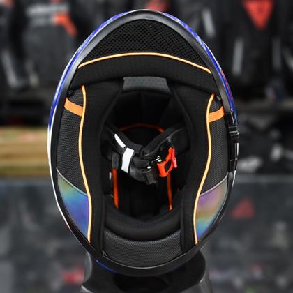 Imagem de Capacete Masculino Axxis Hawk Sv Spiffy Laranja Fosco Moto