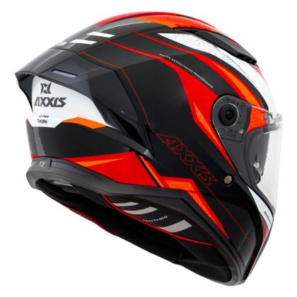 Imagem de Capacete Masculino Axxis Panther Thorn Vermelho Oculos Moto