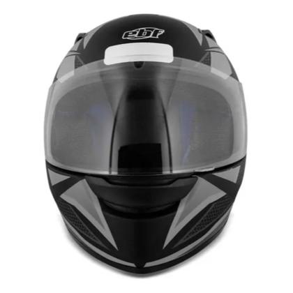 Imagem de Capacete Masculino Ebf Spark New Spark Flash Prata Fosco Moto