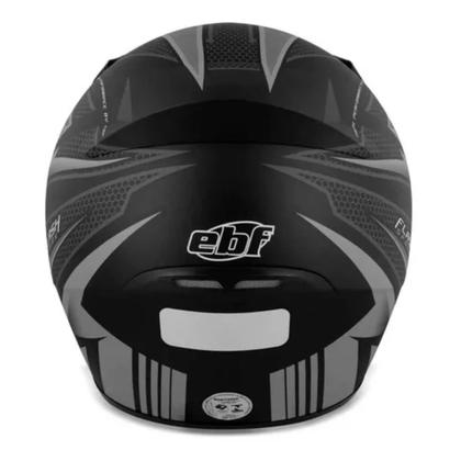 Imagem de Capacete Masculino Ebf Spark New Spark Flash Prata Fosco Moto